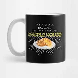 We Are All Equal - White Text Mug